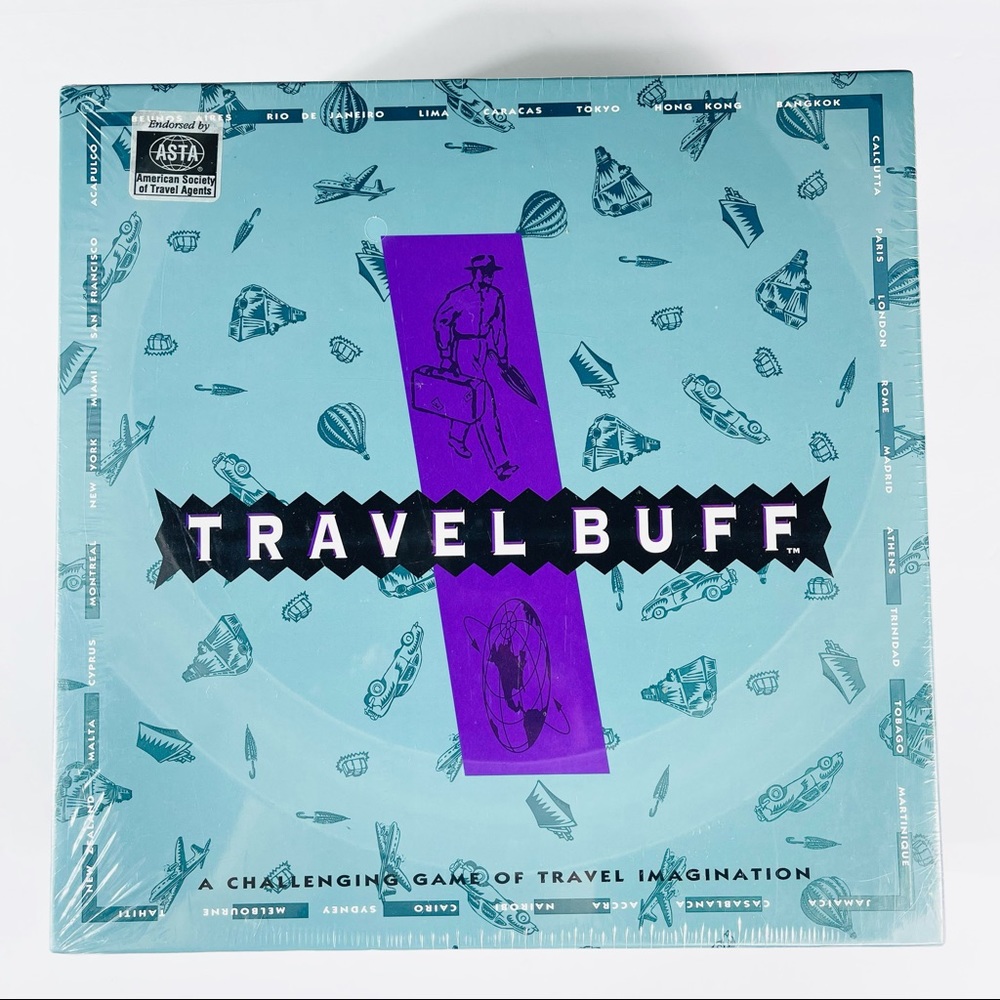 Travel Buff Board Game of Challenging Travel Imagination #1 Games Magazine